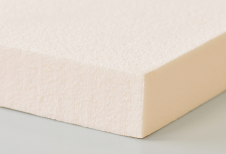 押出法ポリスチレンフォームの角を拡大した図